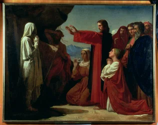 Die Auferweckung des Lazarus, 1857